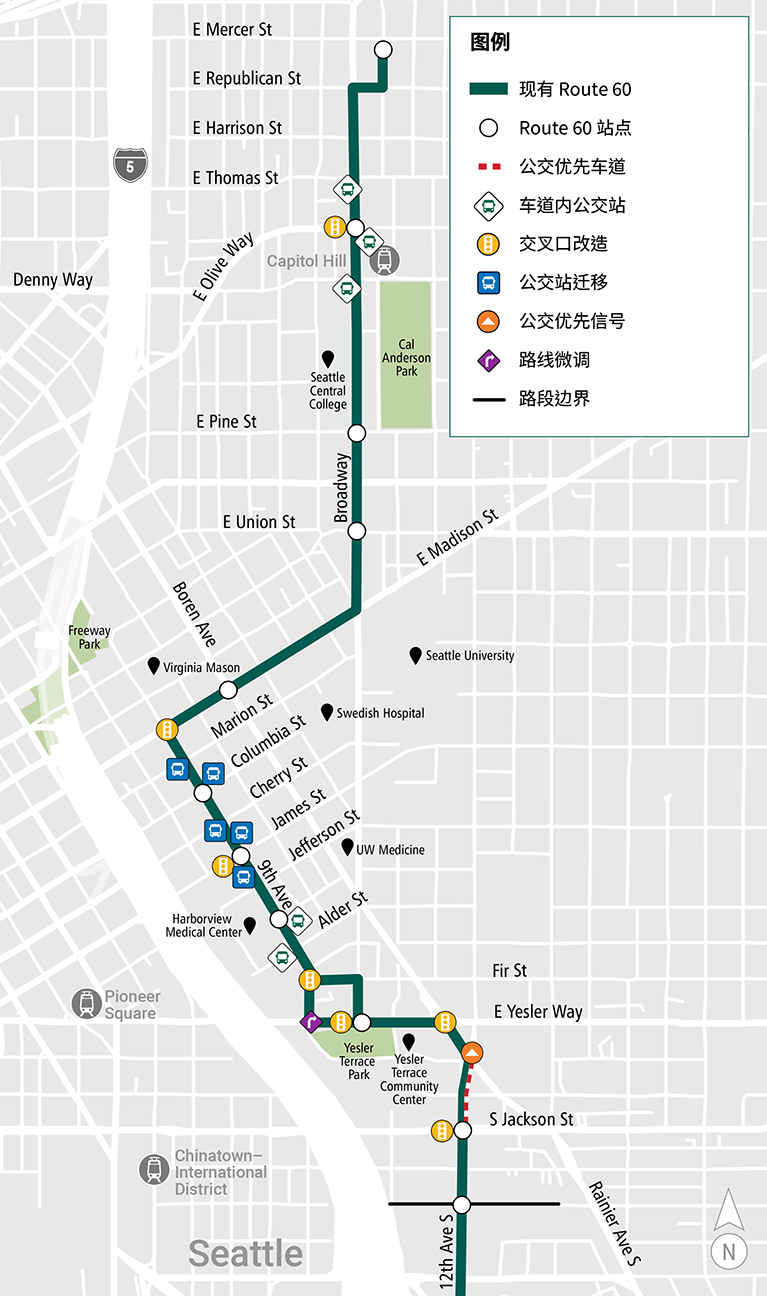 Route 60 Map Segment1 Chinese 767xX Metro Matters Route 60 Map Segment1 Chinese 767xX 